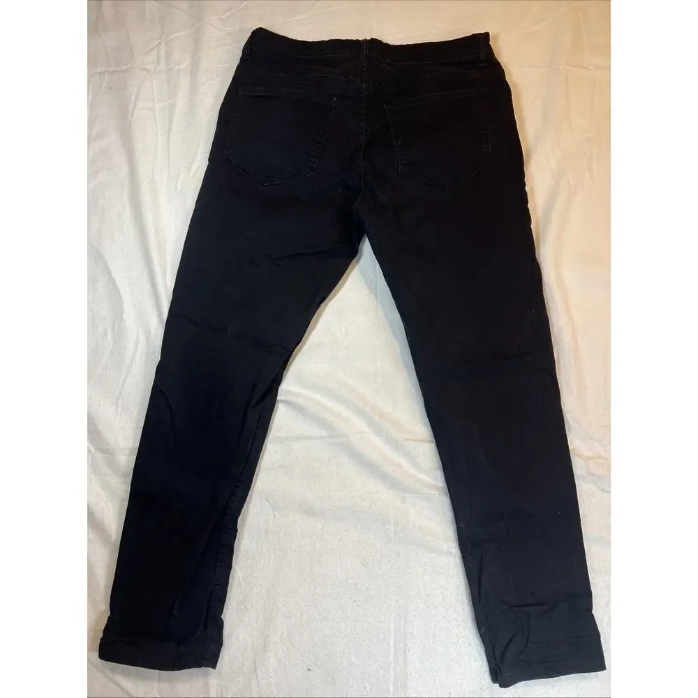 Denim Co. Men’s Black Jeans Dark Wash W 32/L 30 Slim Leg Casual Comfort